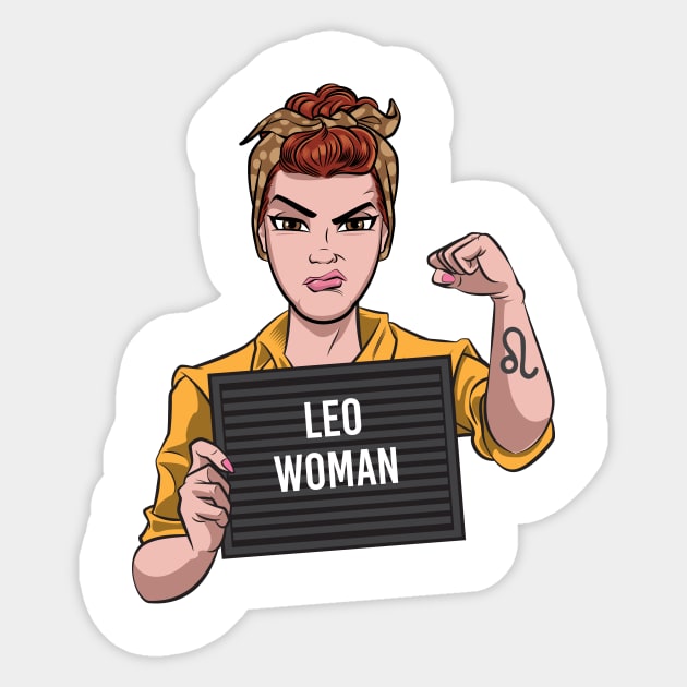 Leo Woman Sticker by Surta Comigo